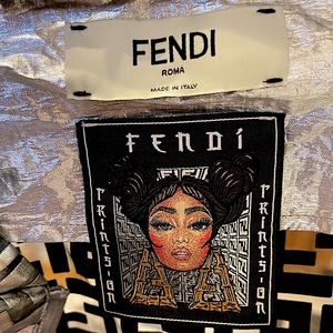100% Autherntic NIcki Minaj Fendi collab UNISEX RAIN JACKET (42)